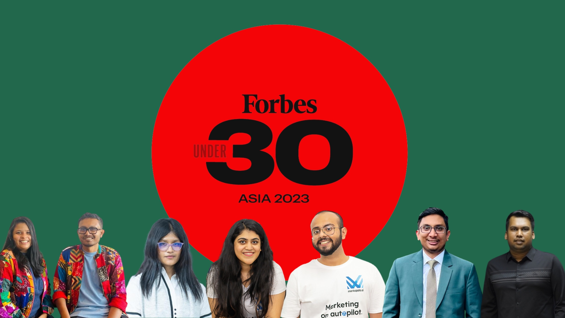Seven Bangladeshis make Forbes 30 under 30 Asia 2023 list
