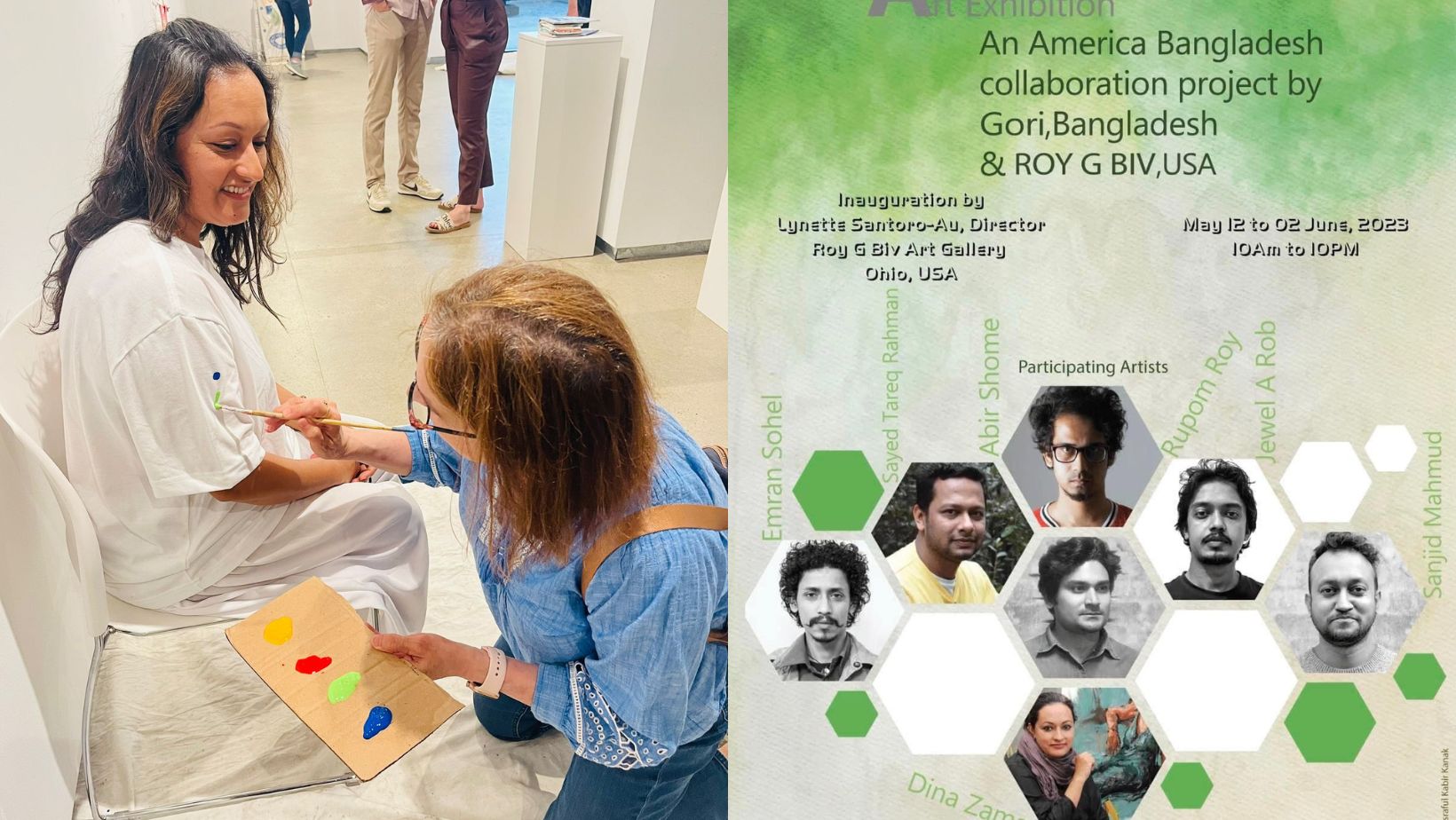 Contemporary Art Exhibition: an America-Bangladesh collaboration 