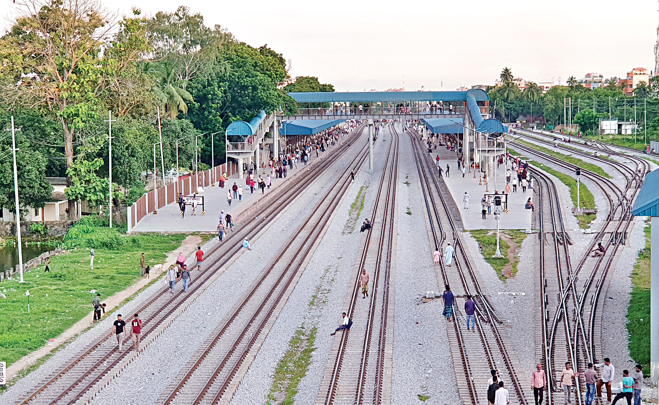Dhaka-Ctg rail link: Double-lined all along now