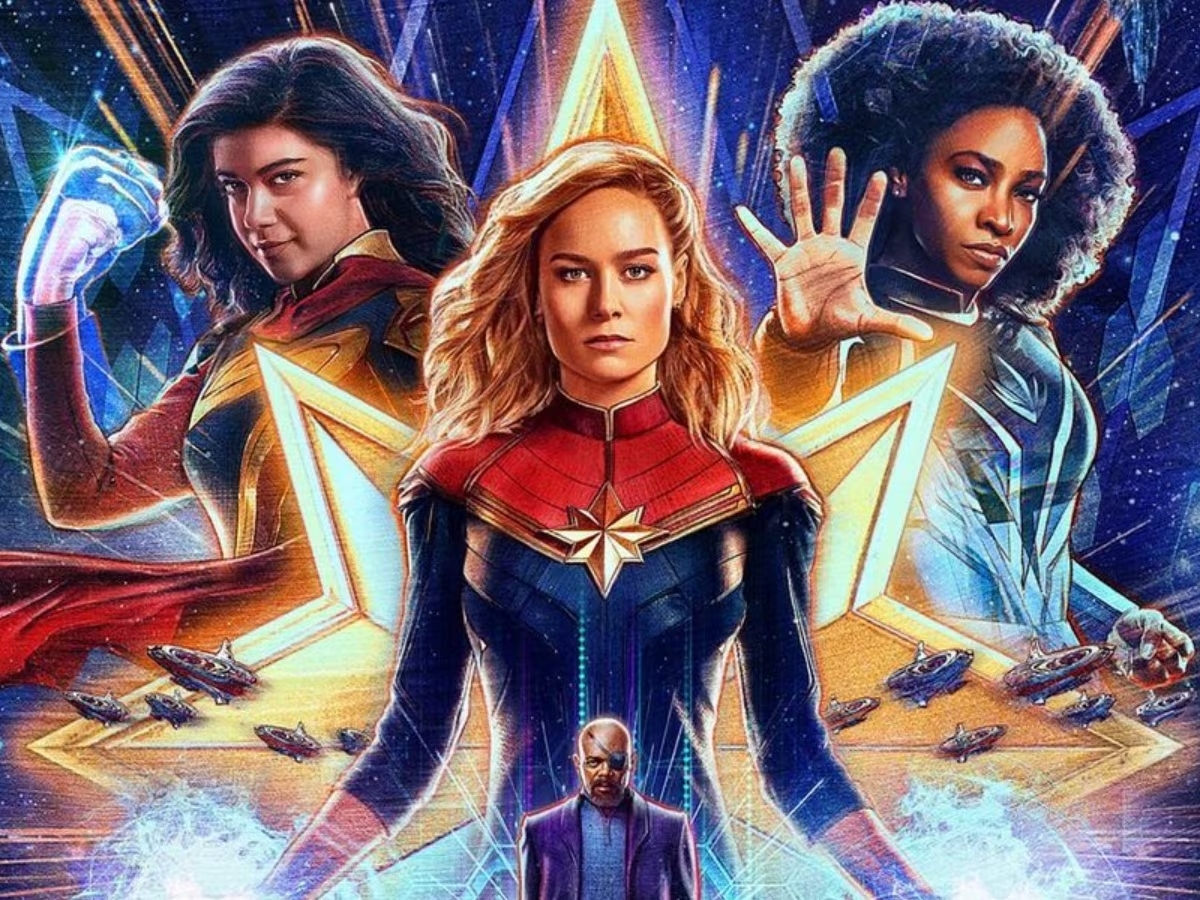 Action-packed trailer for 'The Marvels' unveils female-led superhero trio