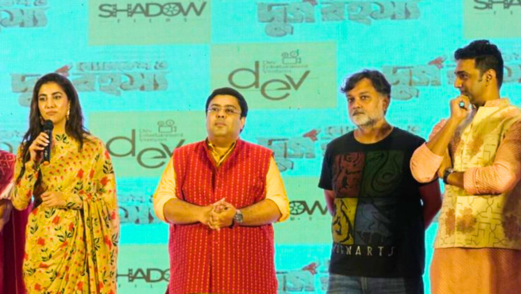 Srijit Mukherjee joins Dev for 'Byomkesh O Durgo Rahasya' trailer launch