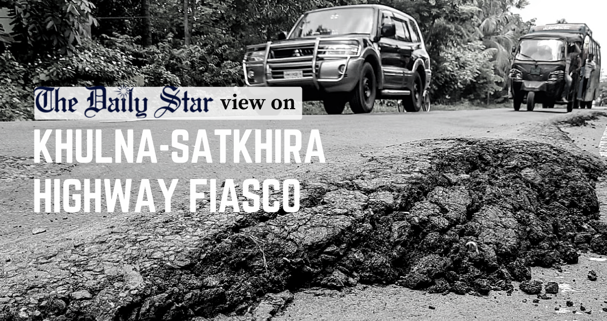 How can a highway crumble in just three years?