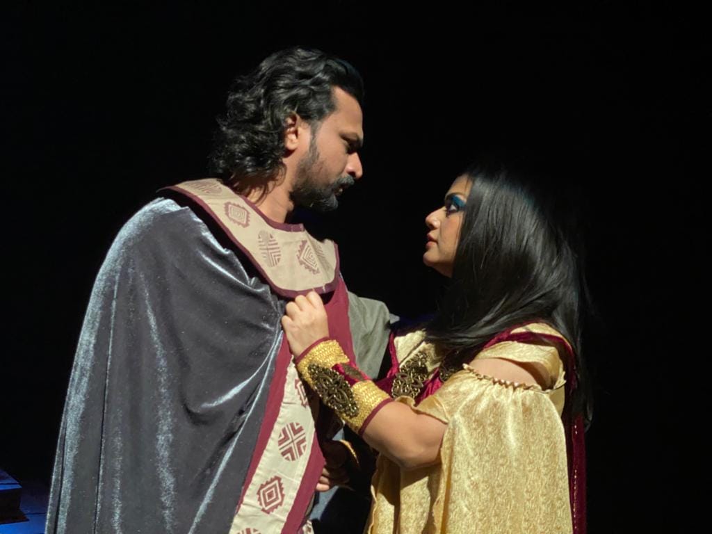 Anuswar theatre troupe's 'Harmachis Cleopatra' underway