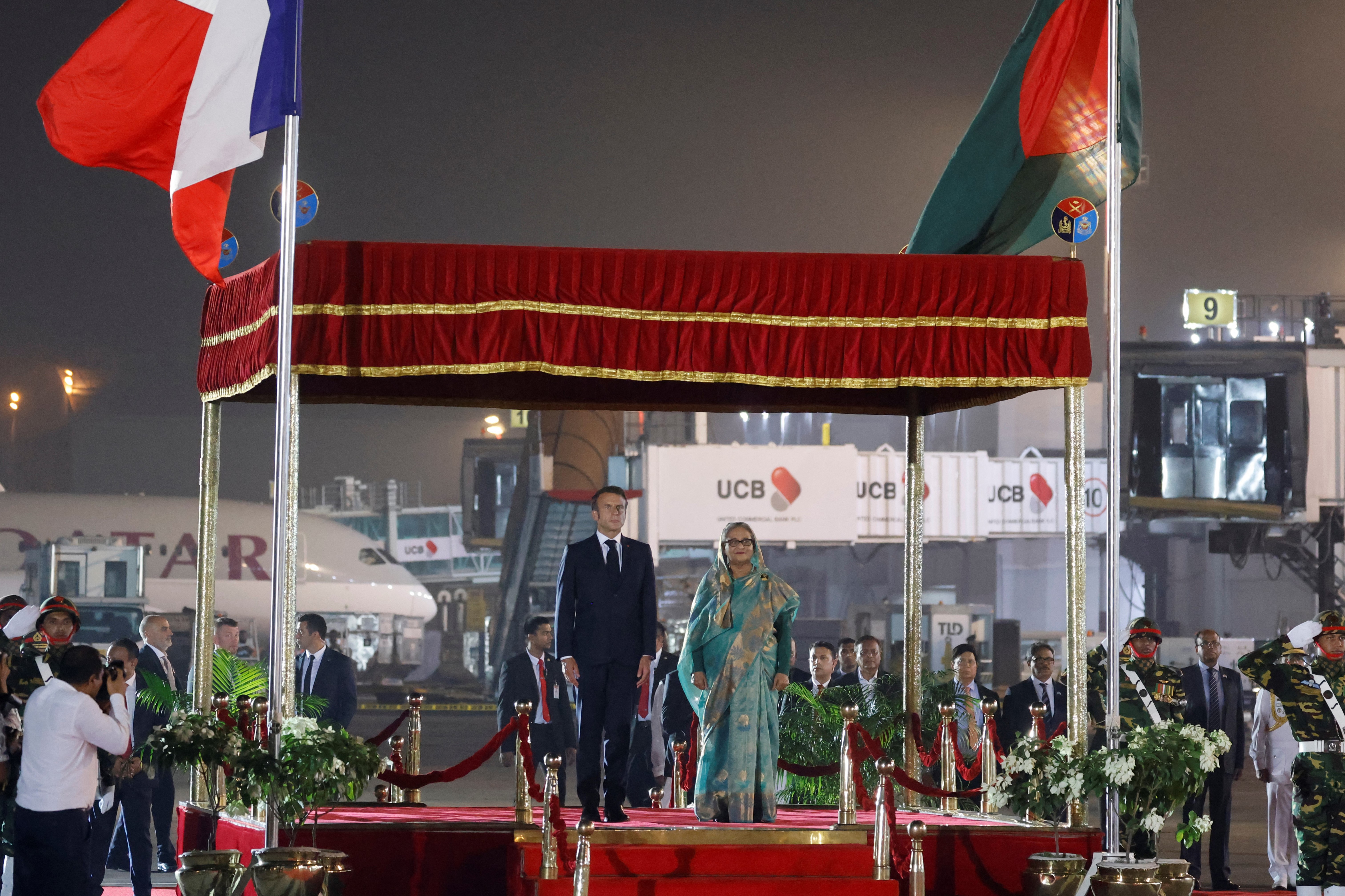 Macron in Bangladesh to 'consolidate' France's Indo-Pacific push