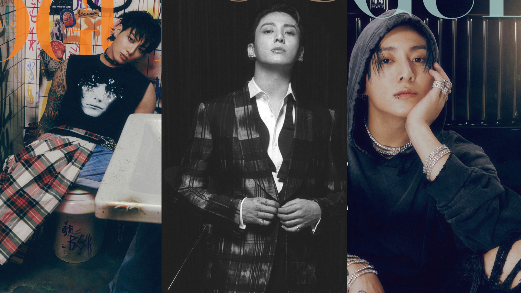 BTS's Jungkook embodies iconic Western music eras for 'Vogue Korea'