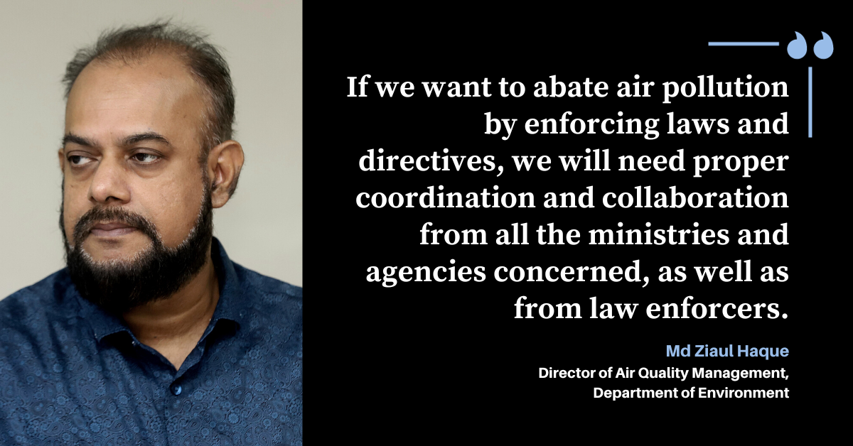 Air pollution is not for only one authority to tackle