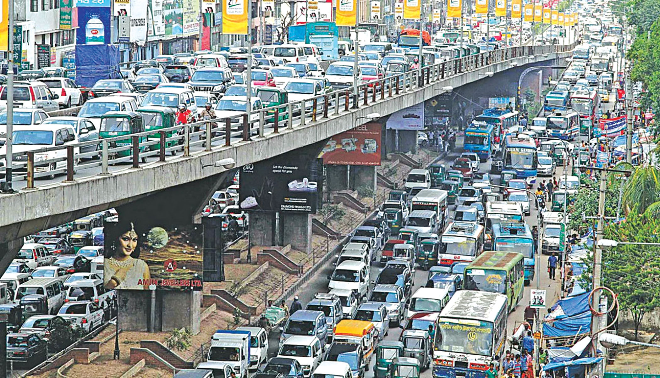 Traffic movement: Dhaka ranked slowest in world