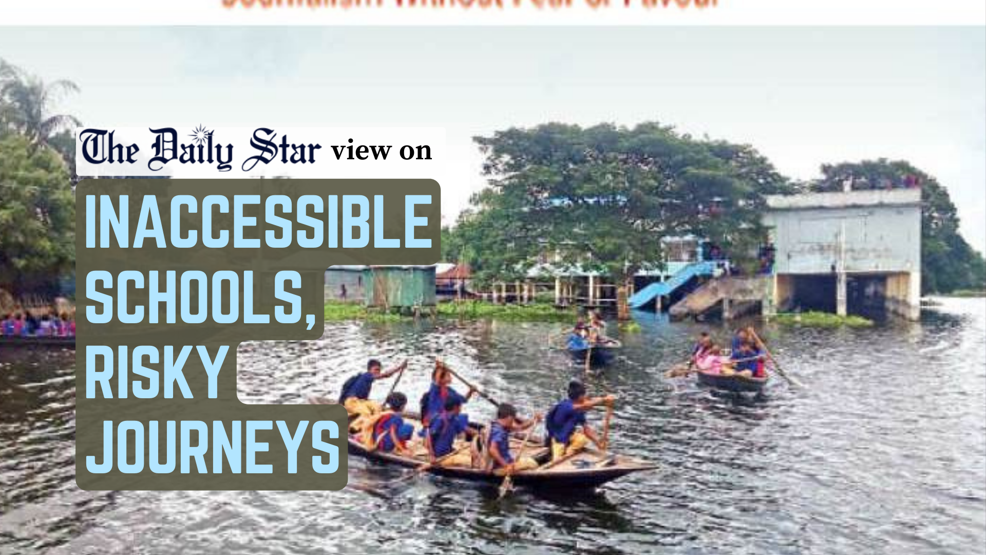 Why can't children reach school?