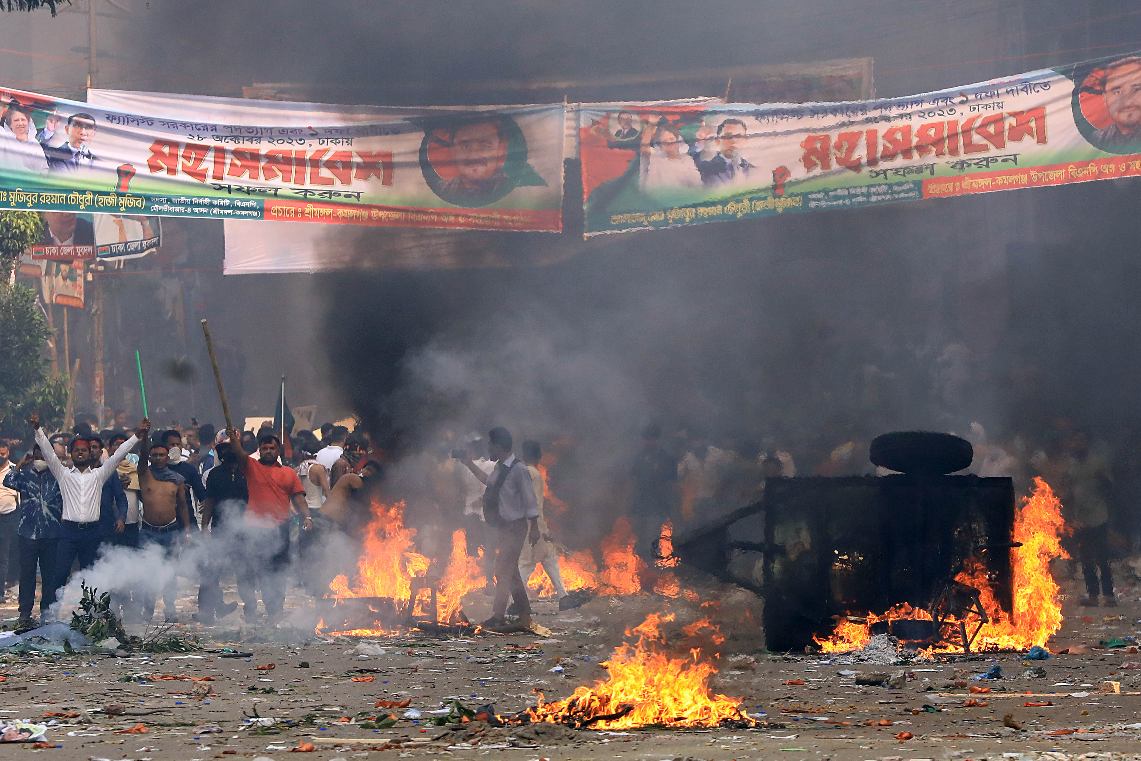 Timeline of today’s clashes
