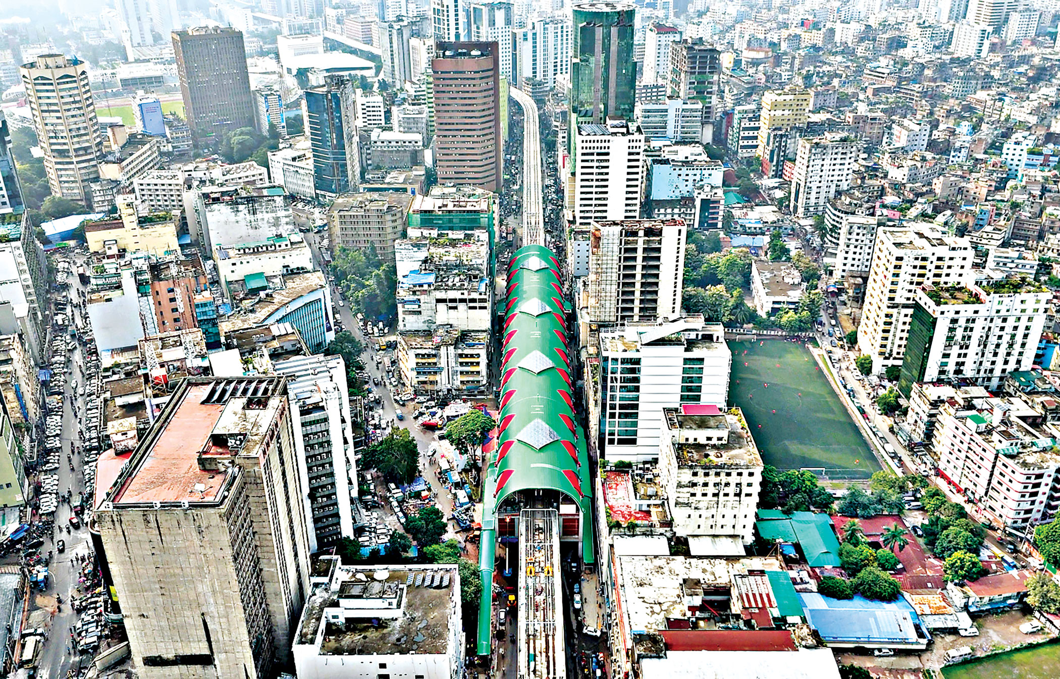 Metro now connects Uttara with Motijheel