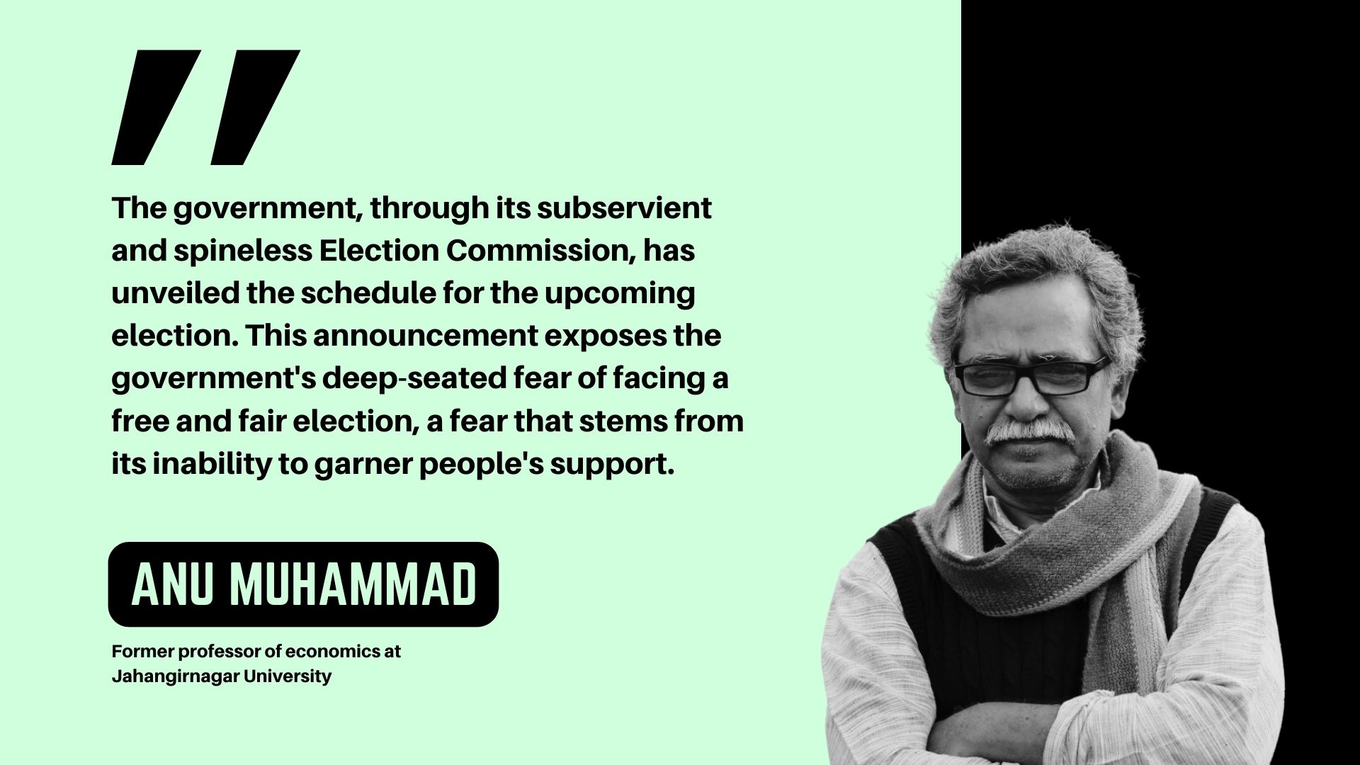 A fair election is the cornerstone of democracy