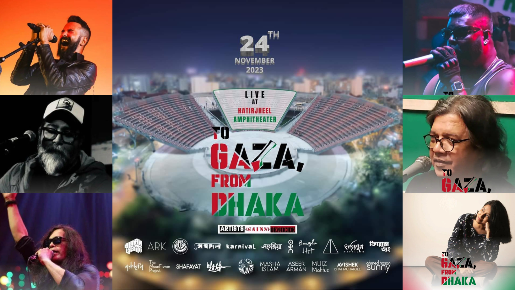 When the guitar weeps for a nation: Bangladeshi musicians unite to aid Gaza