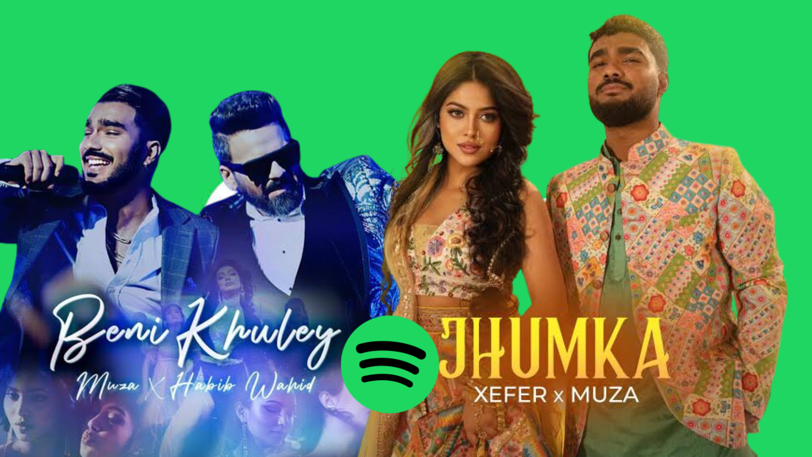 ‘Beni Khule’ and ‘Jhumka’ make it to Spotify Bangladesh's top tracks