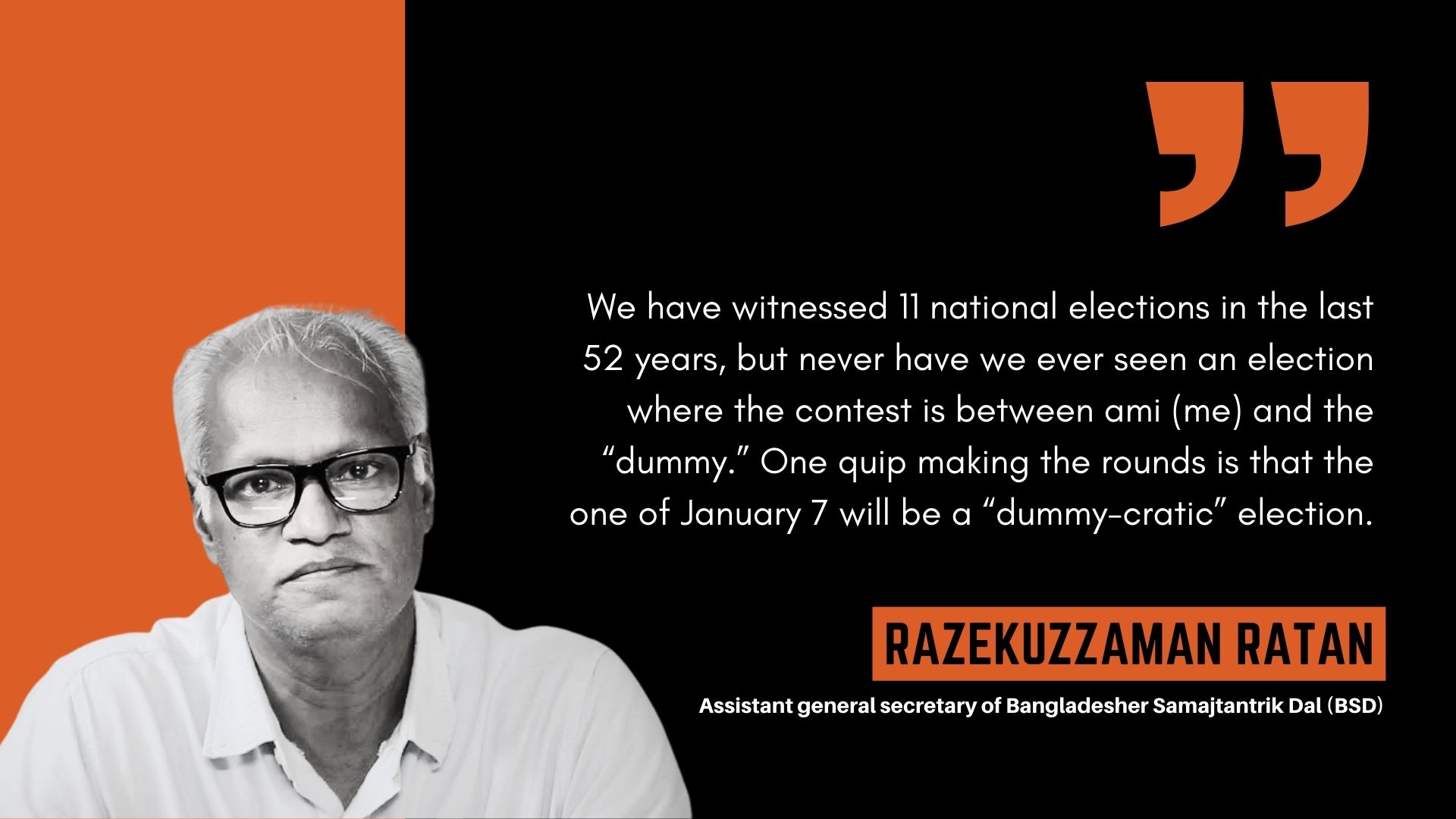 A ‘dummy-cratic’ election in democratic Bangladesh?