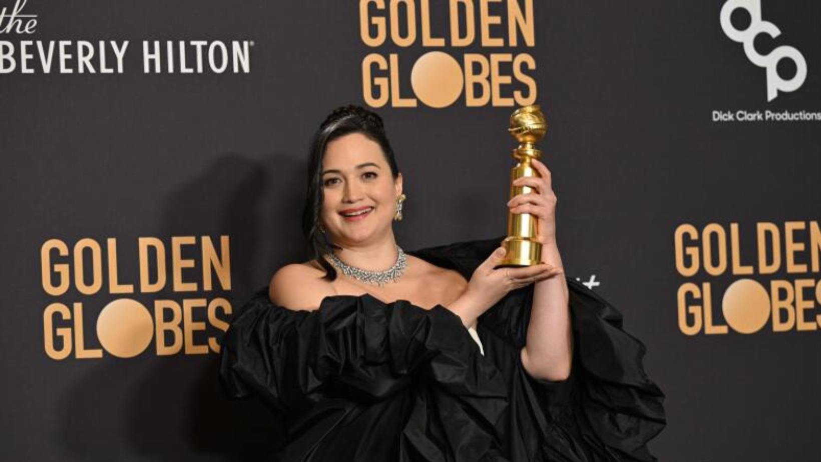 Lily Gladstone becomes first Indigenous person to win a Golden Globe for Best Actress