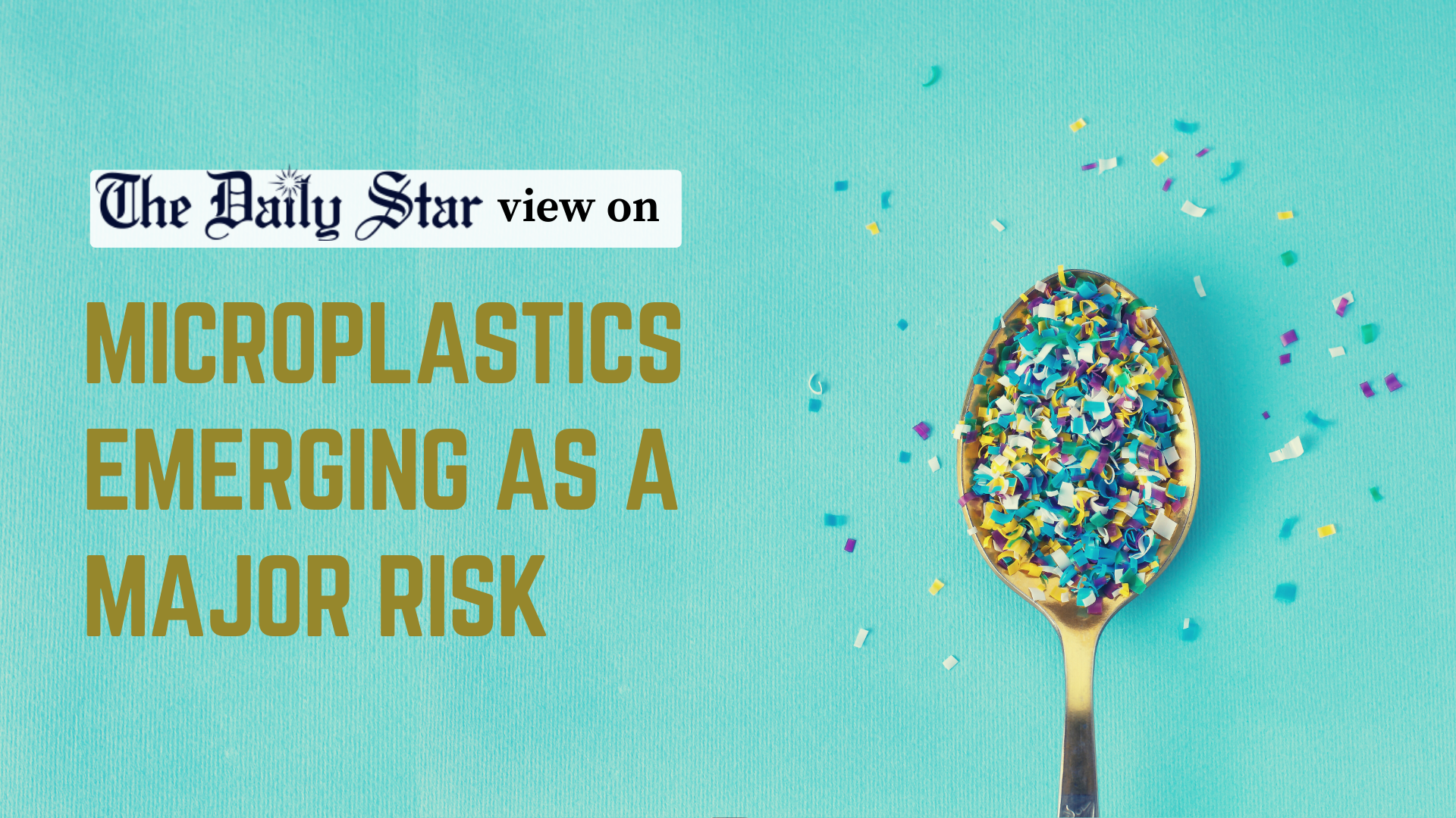 We cannot ignore the threat of microplastics