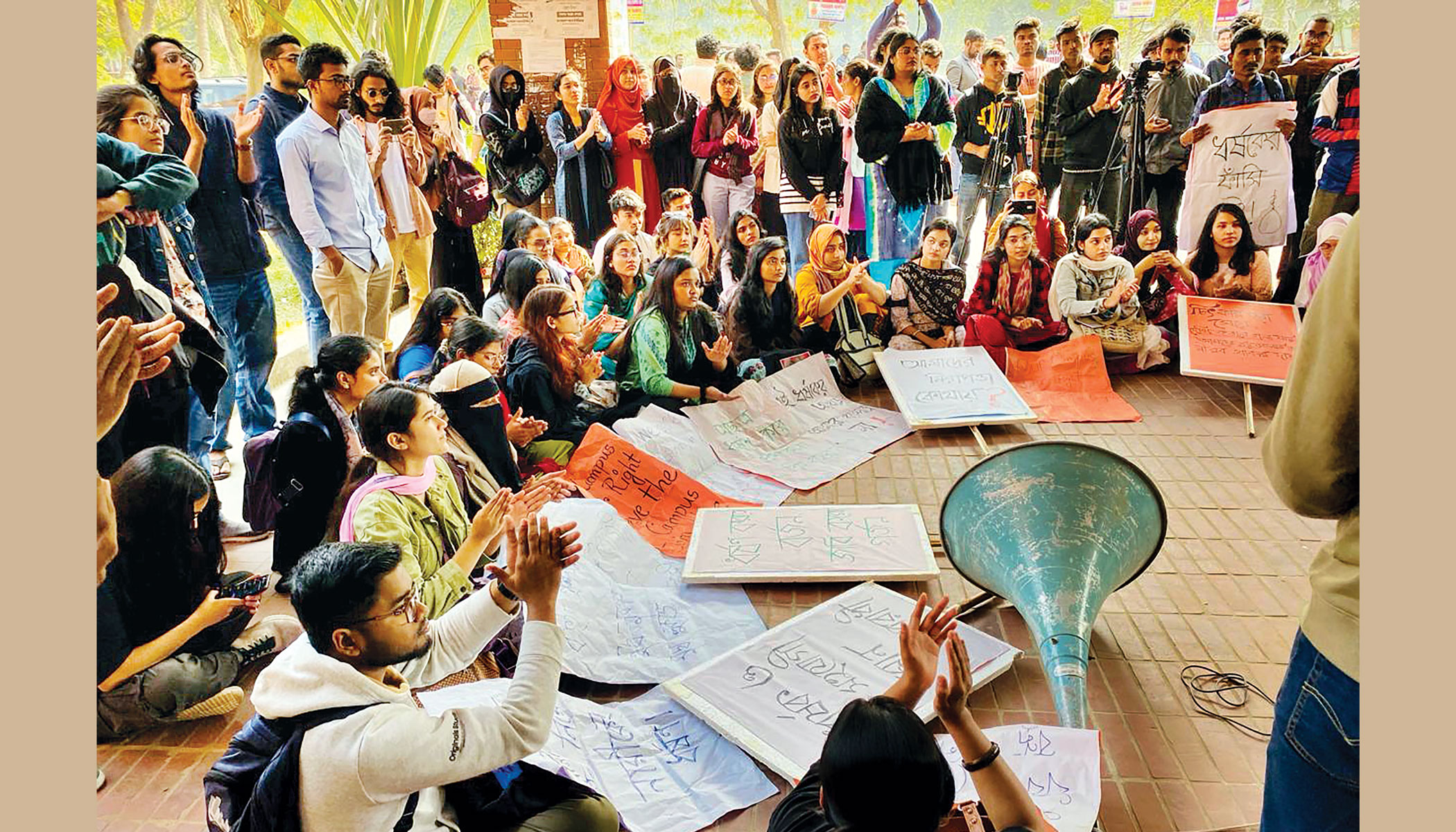 Protests erupt at JU after rape  on campus