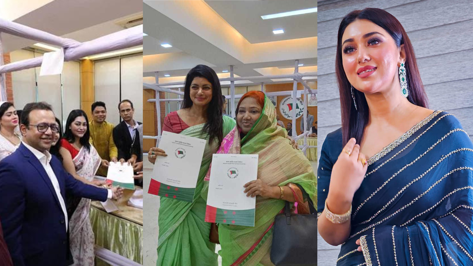 Reserved Seats for Women: Apu Biswas, Nipun Akter, Sohana Saba collect nomination forms