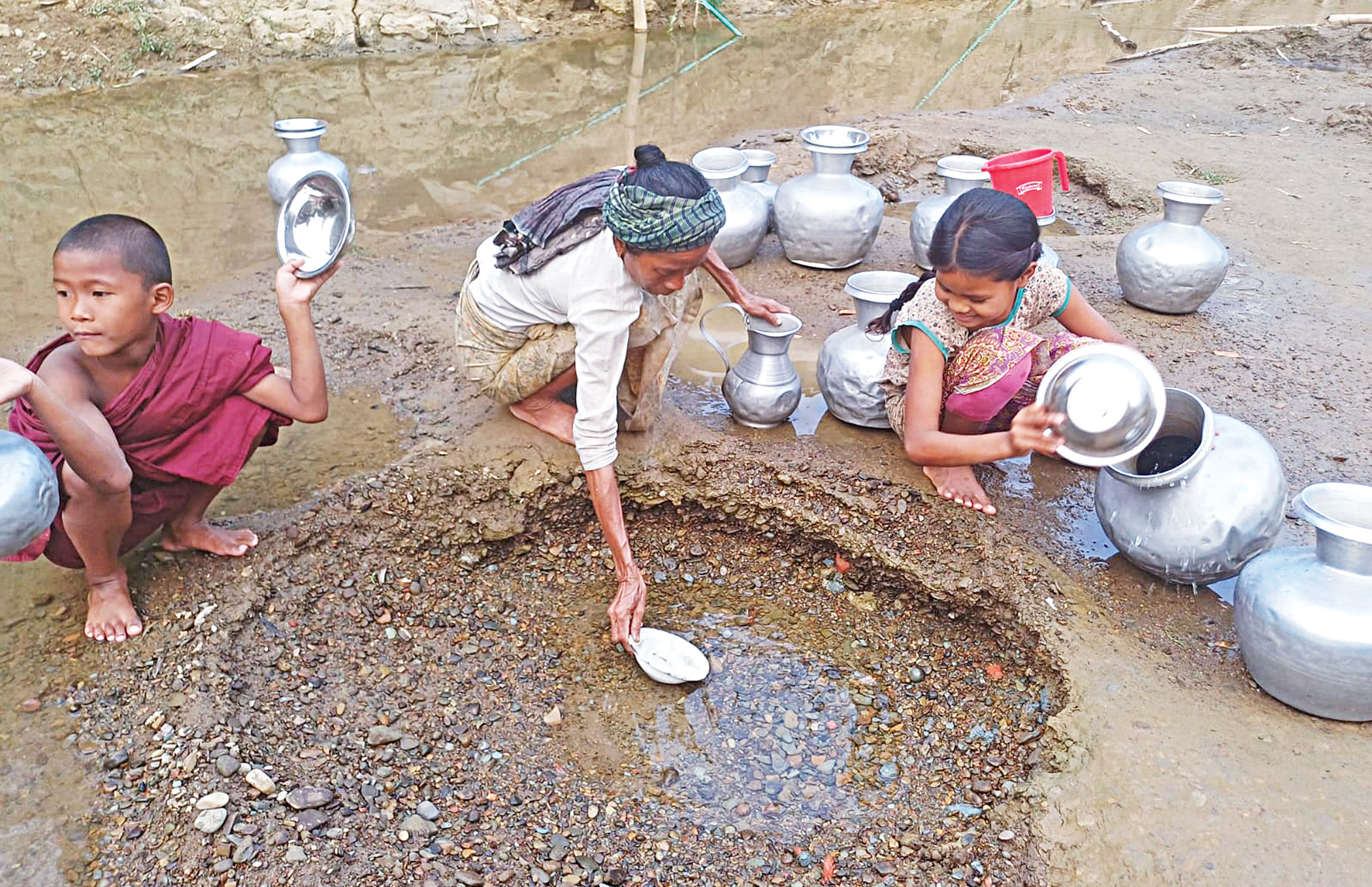 Water sources run dry in Bandarban