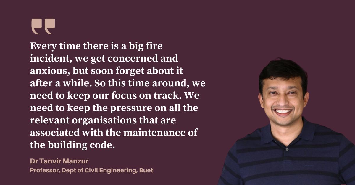 'A fire-proof future depends on total enforcement of regulations'