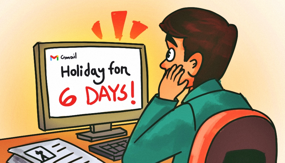 Why does a six-day holiday feel too good to be true?