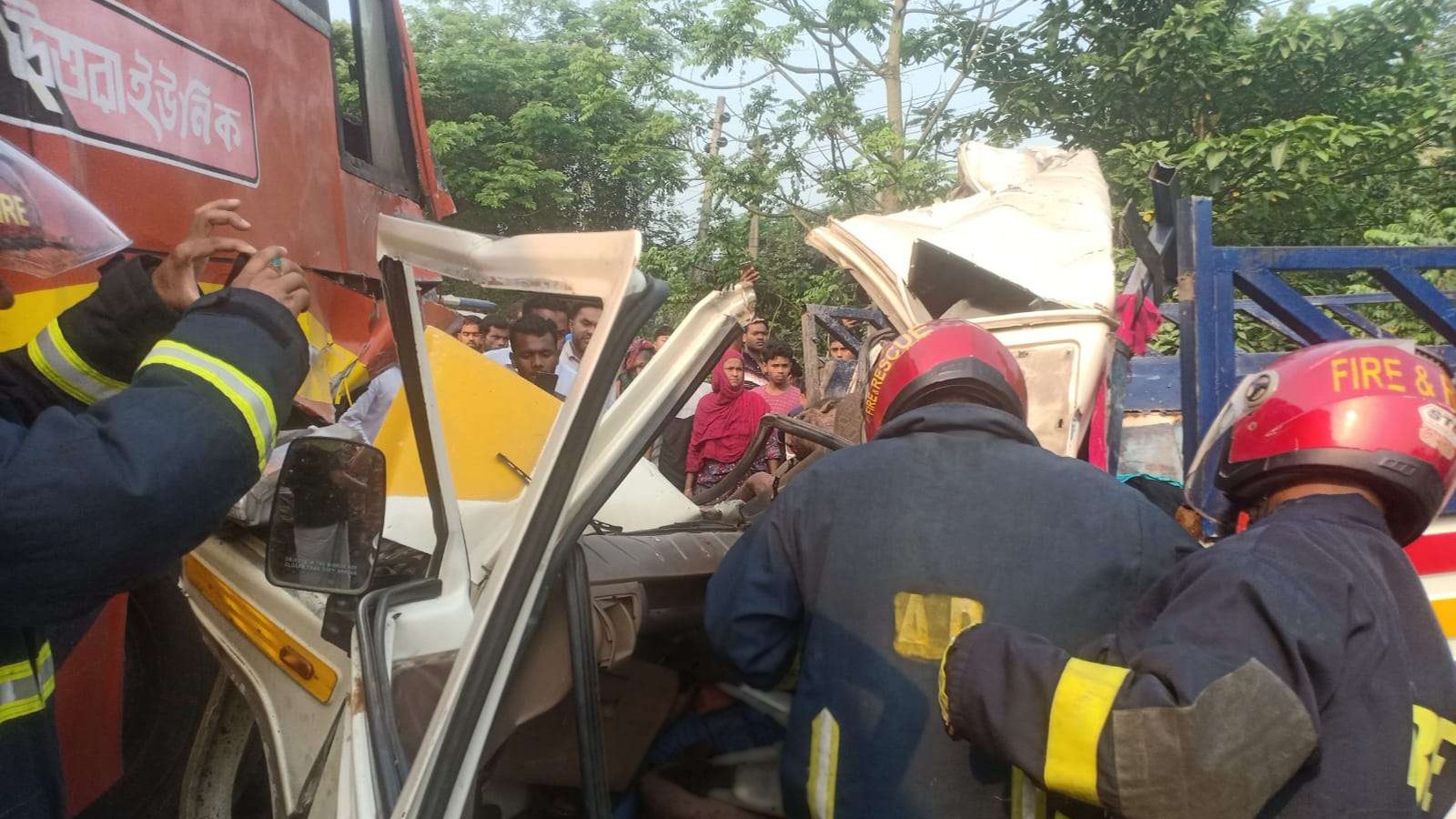 Faridpur bus-pickup collision: The law violations that led to 13 deaths