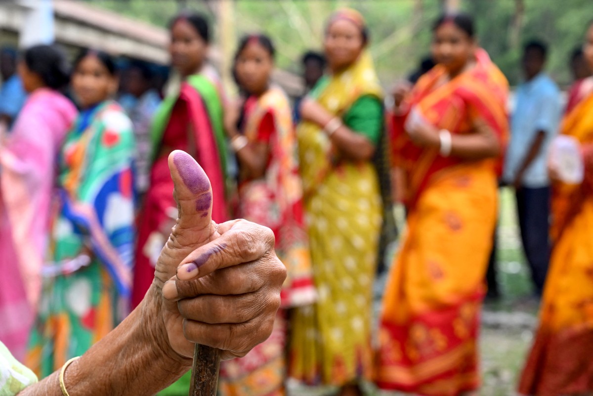 In pictures: India's Lok Sabha election 2024