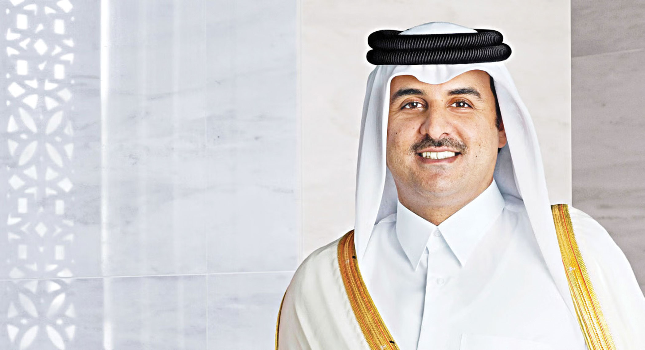 Qatar emir arrives tomorrow