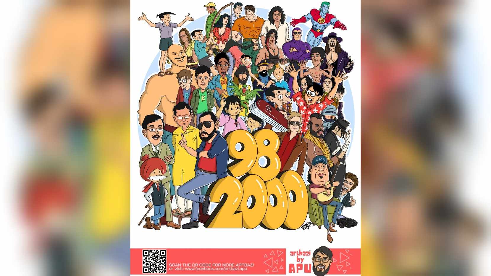 Apu’s illustration refreshes '90s nostalgia on social media