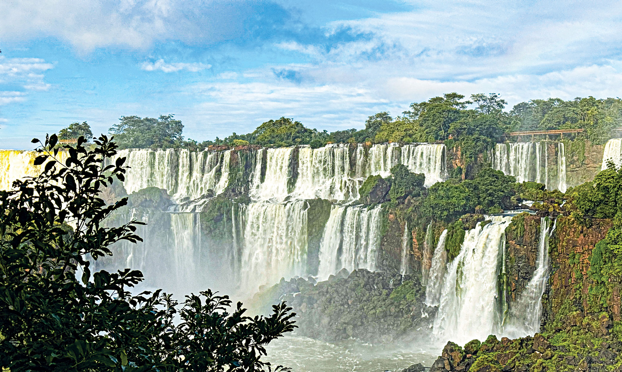 Iguazu Falls:  Largest waterfall system on Earth