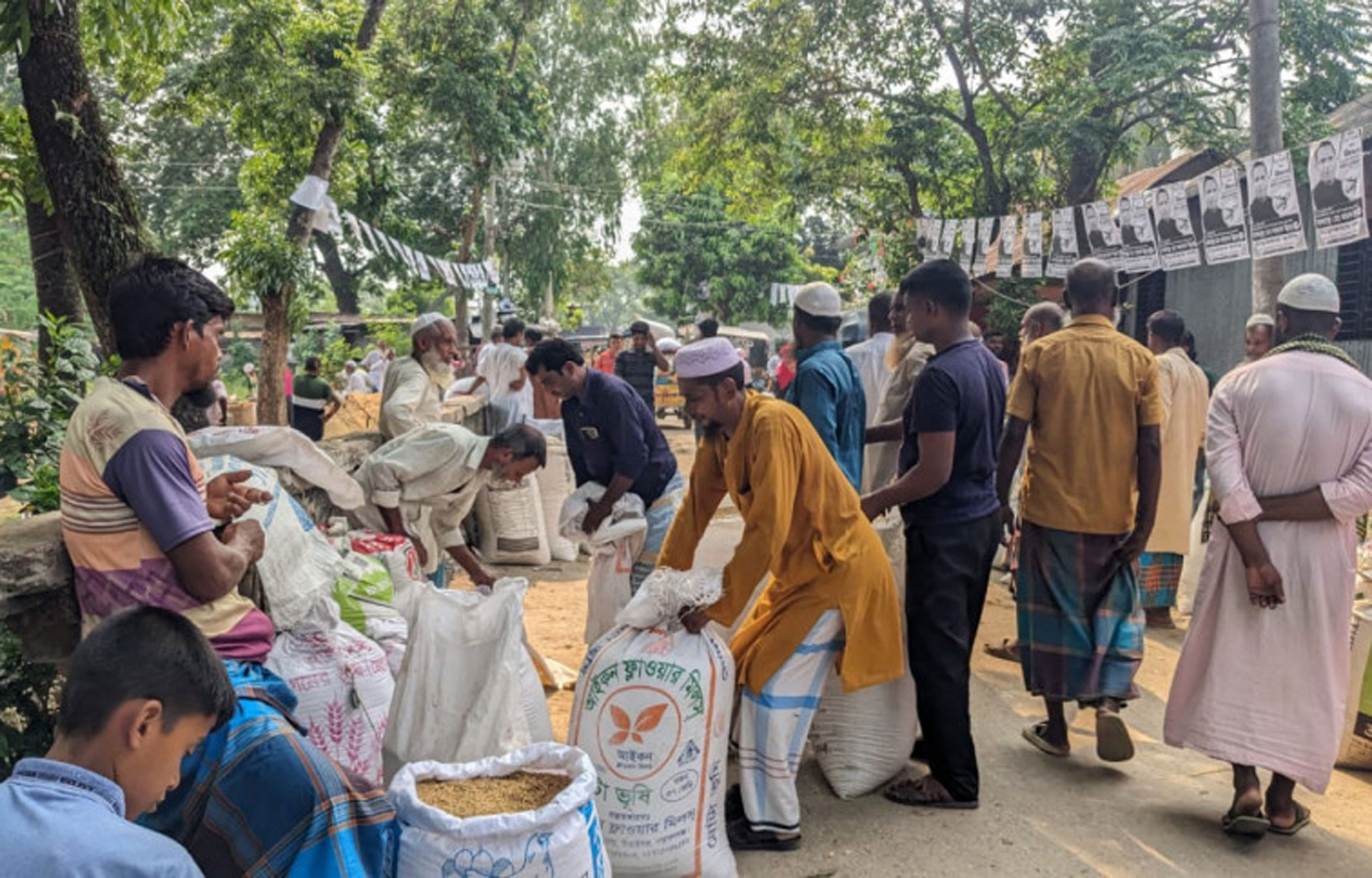 A kg of beef for a maund of paddy!