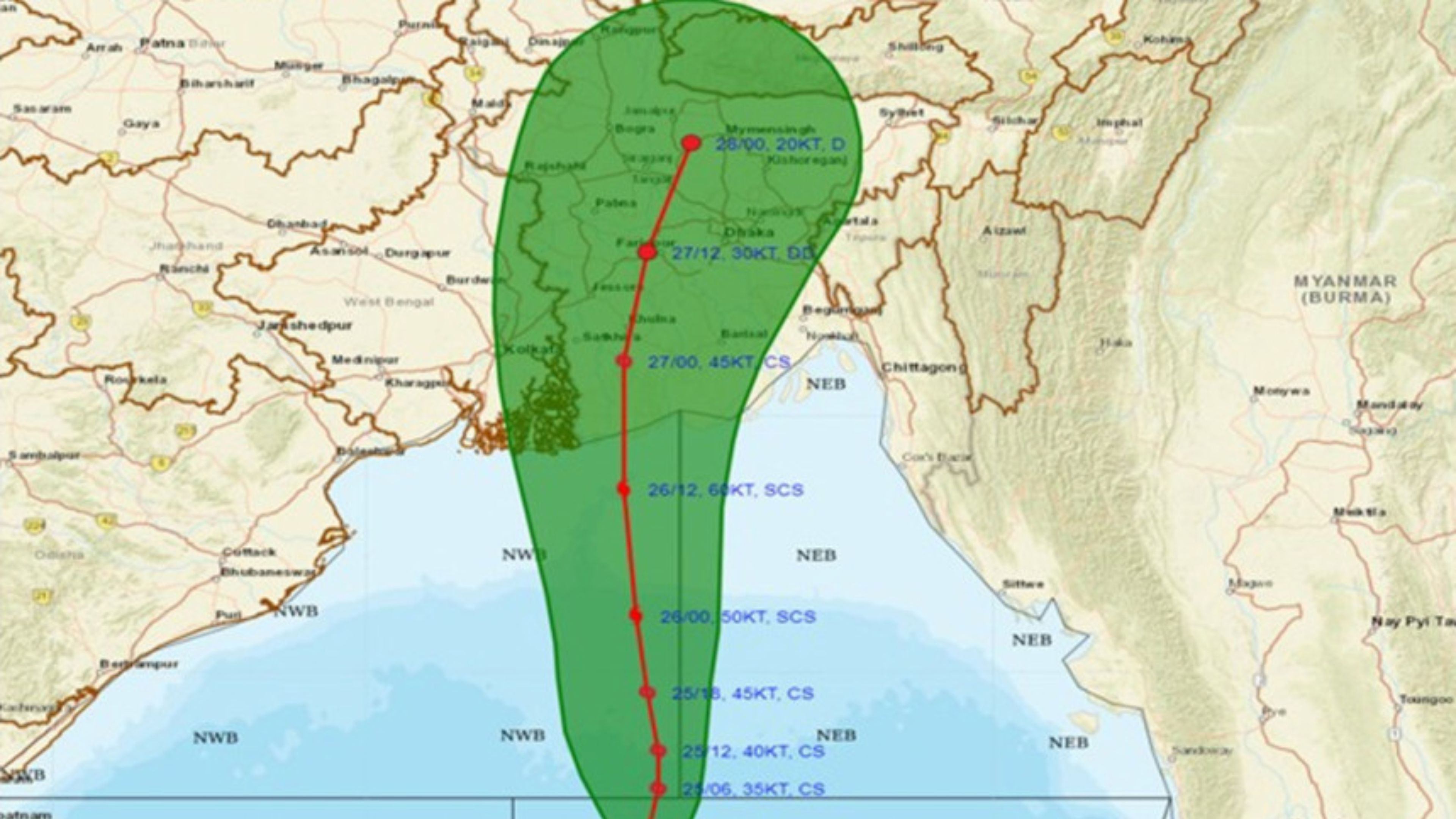 Deep depression likely to intensify by this afternoon