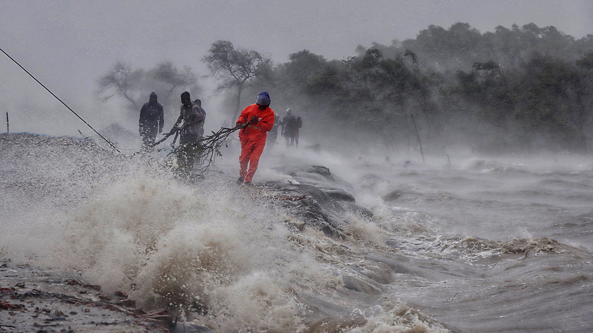 In pictures: Trail of havoc left by Cyclone Remal