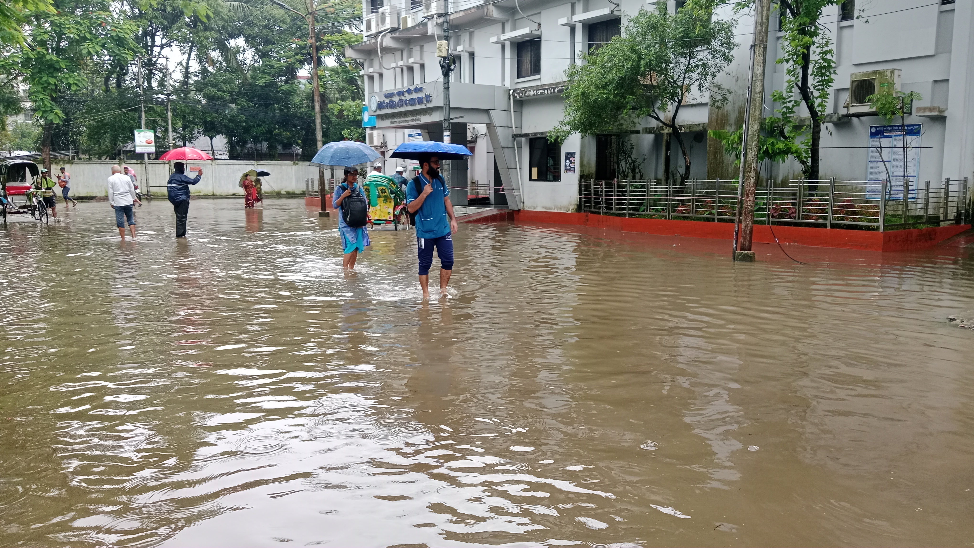 Midnight downpour adds suffering to Sylhet city dwellers
