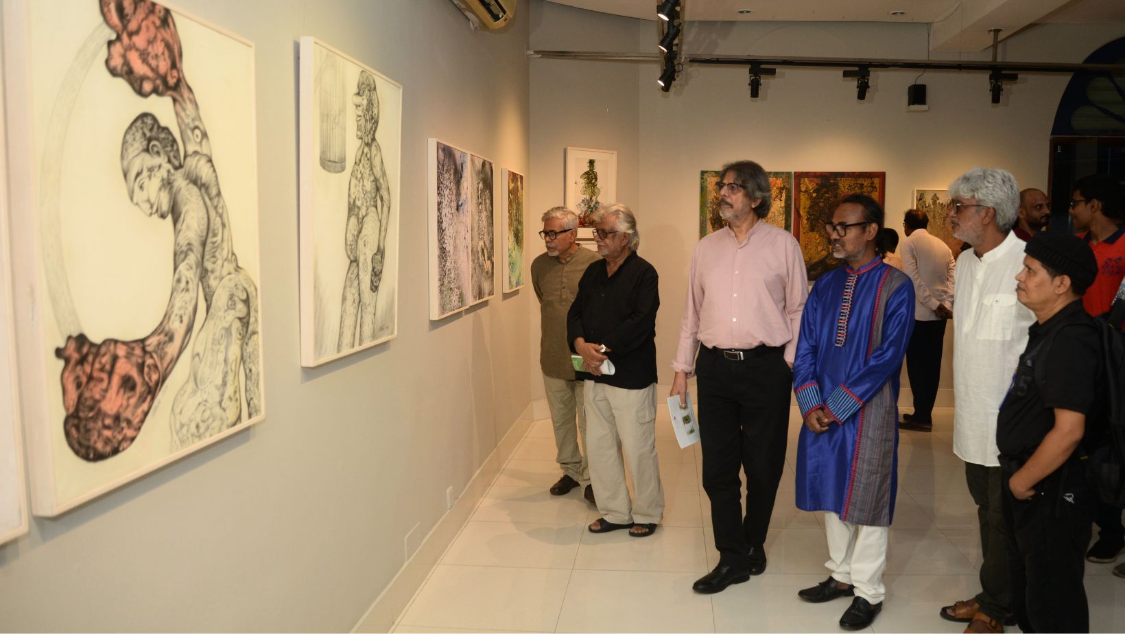 Uttam Kumar Roy’s solo exhibition unveils reality through fiction