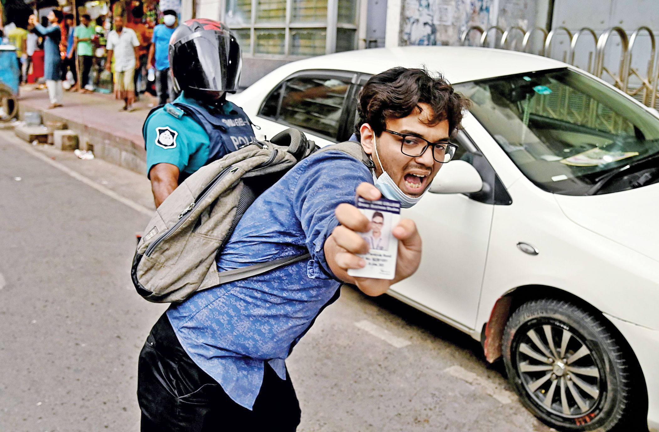 Protesters take to streets again