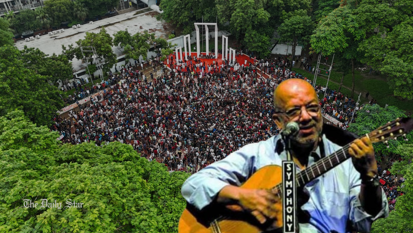 Kabir Suman pays tribute to Bangladesh's student movement