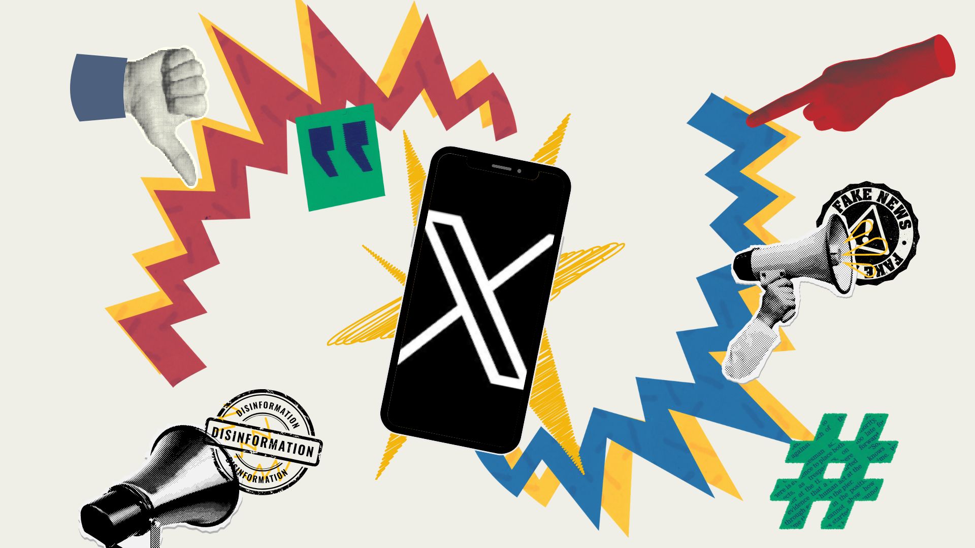 Whom is the propaganda on X for?