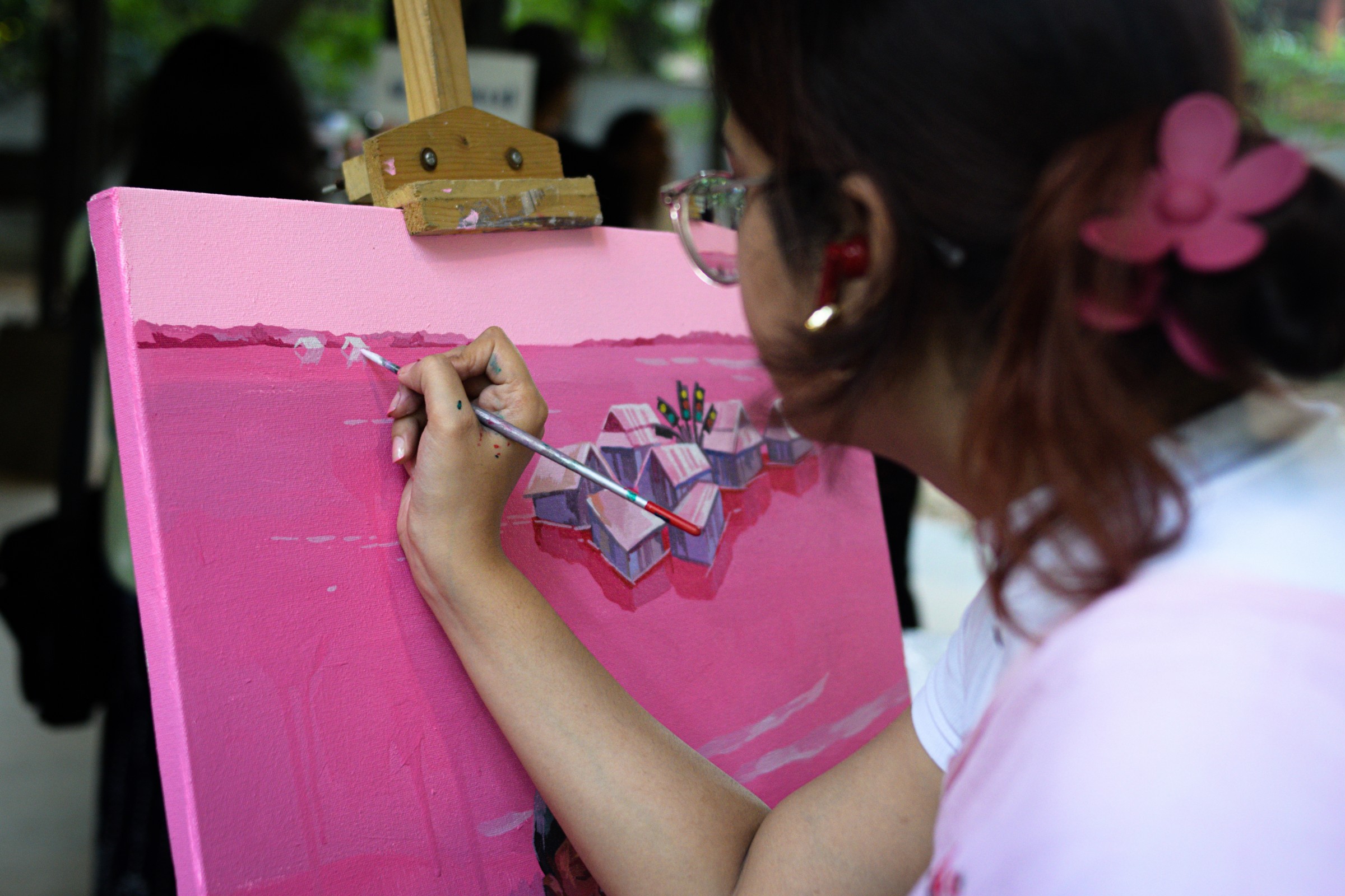 Painting for a cause: Dhaka’s artists show how it’s done