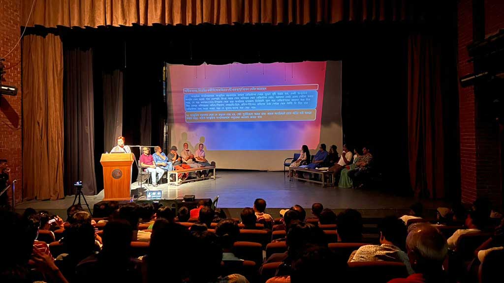 Theatre activists rally for reforms after ‘dictator’ Lucky’s fall