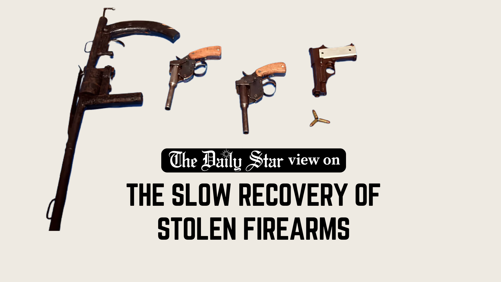 Missing firearms pose serious threats