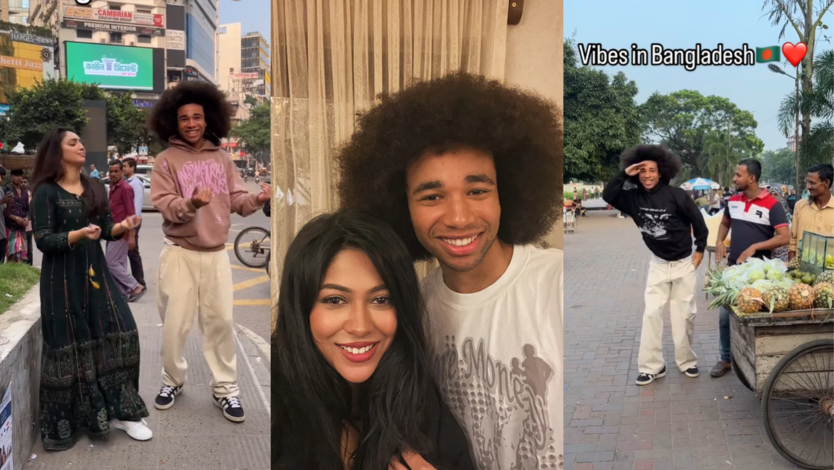 TikToker Noel takes to Dhaka streets, dances to Bangla songs