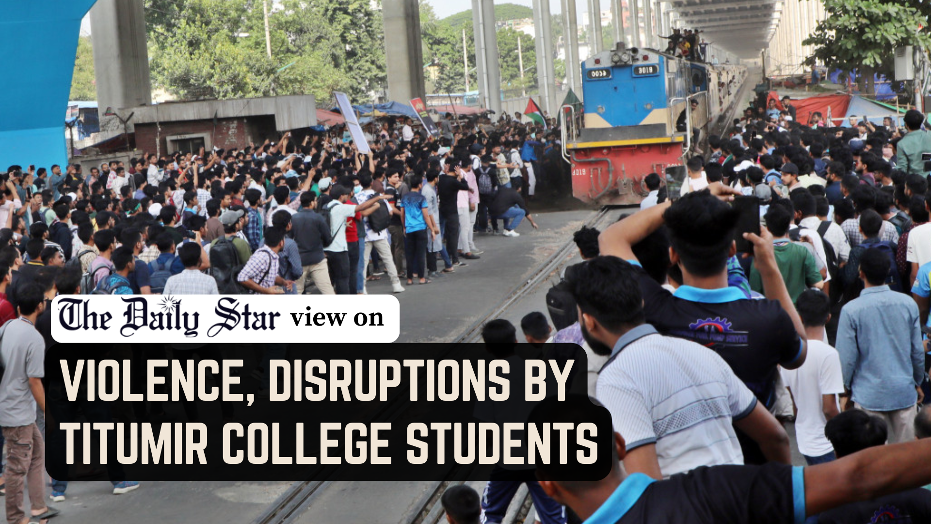 Student protests must respect public welfare
