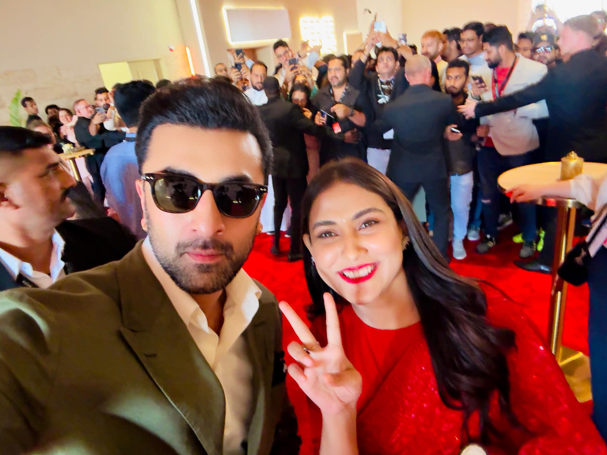 Ranbir Kapoor’s star-studded selfie includes Bangladesh’s Mehazabien