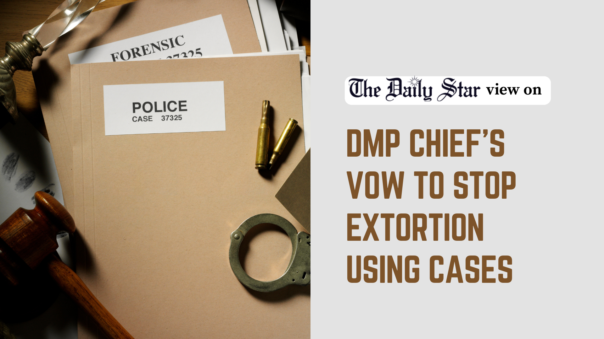 Extortion using dubious cases must stop