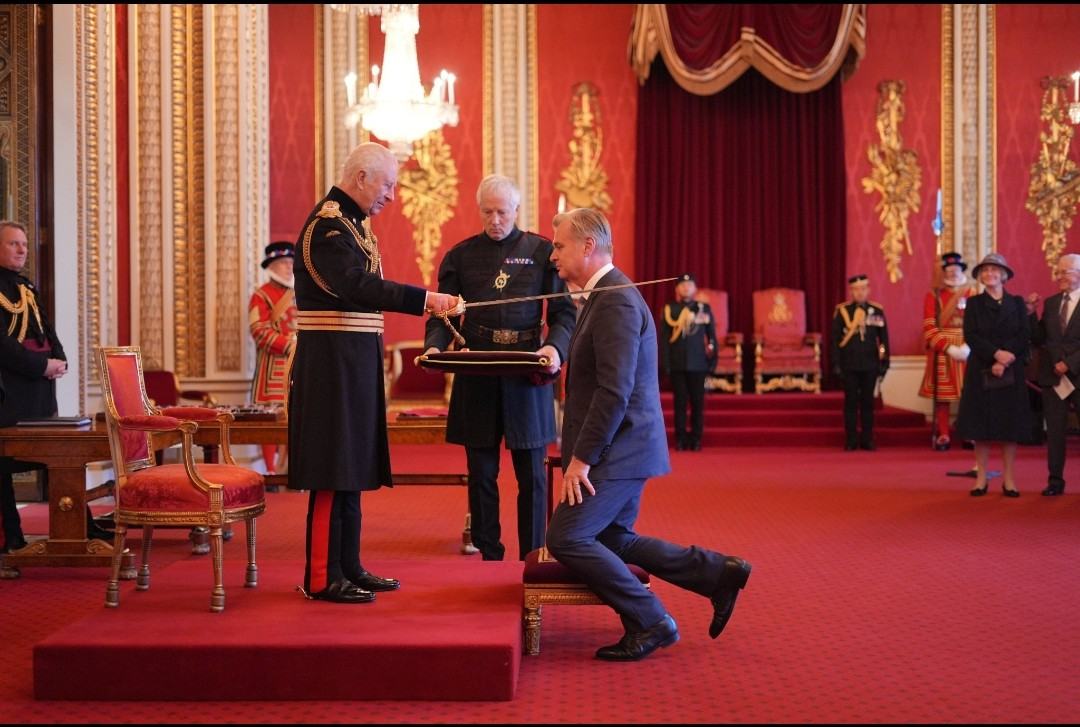 King Charles awards Knighthood to filmmaking couple Christopher Nolan and Emma Thomas