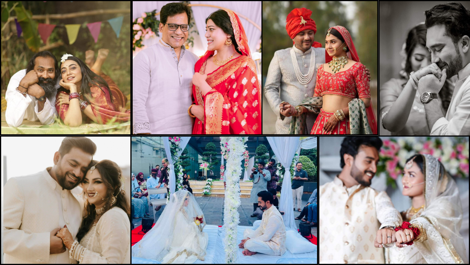 A glance at the year’s star-studded marriages and breakups