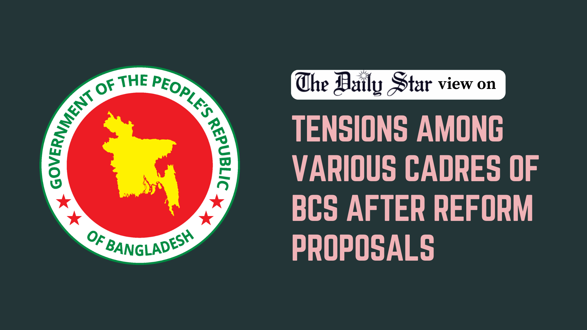 Civil service unrest over reform proposals is unacceptable