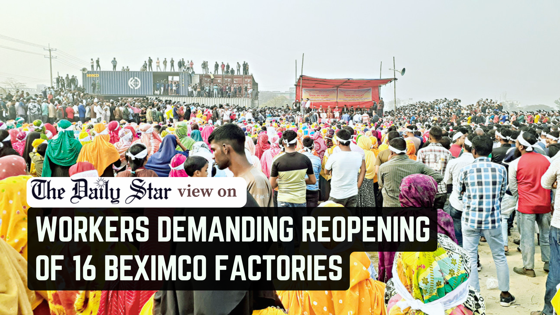 Take urgent steps to resolve Beximco crisis