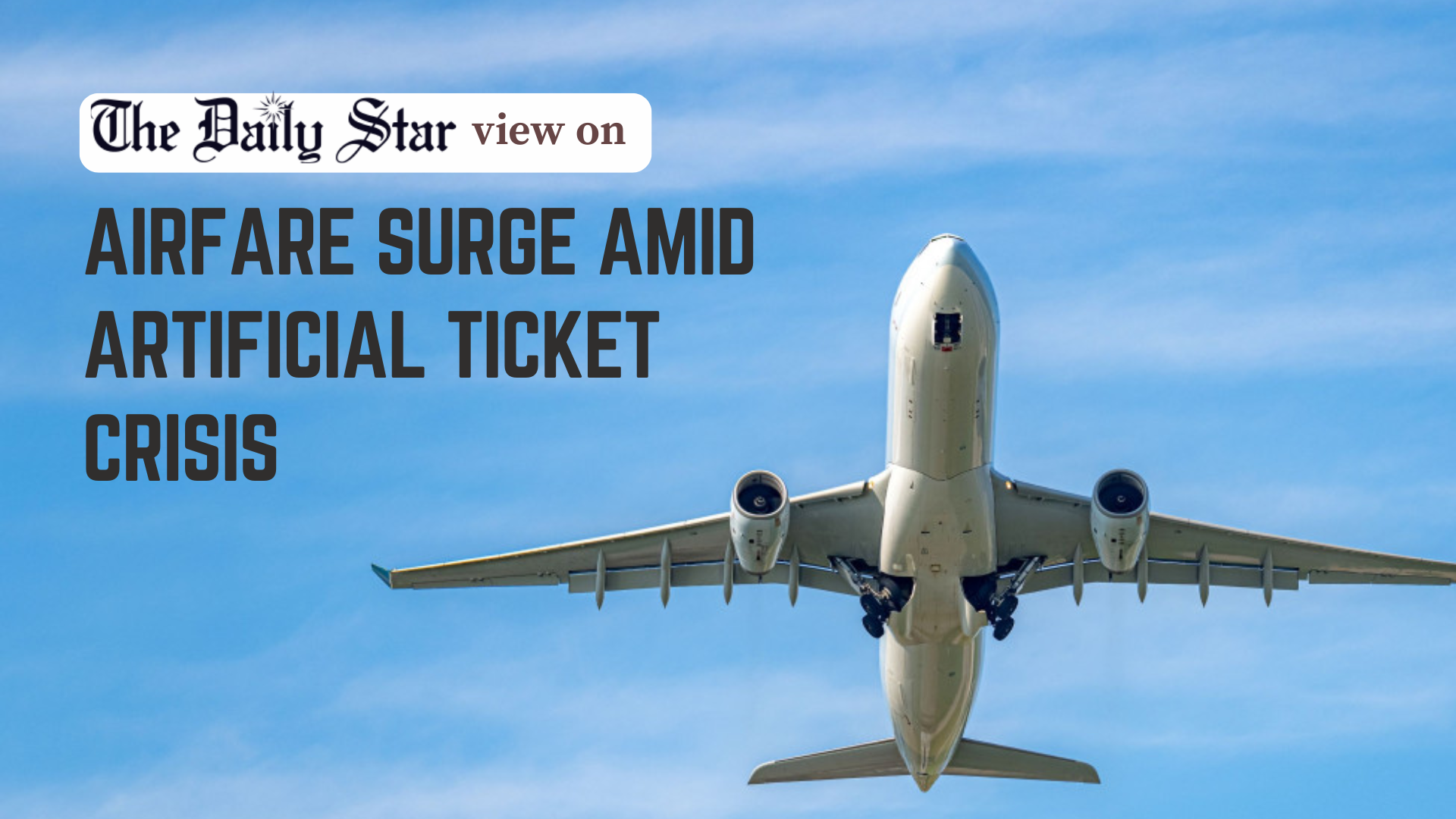 Exorbitant airfares must be curbed
